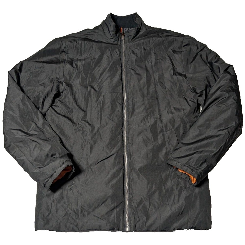 HAWKE & CO Men Small Black Lined‎  Full Zip Performance Jacket